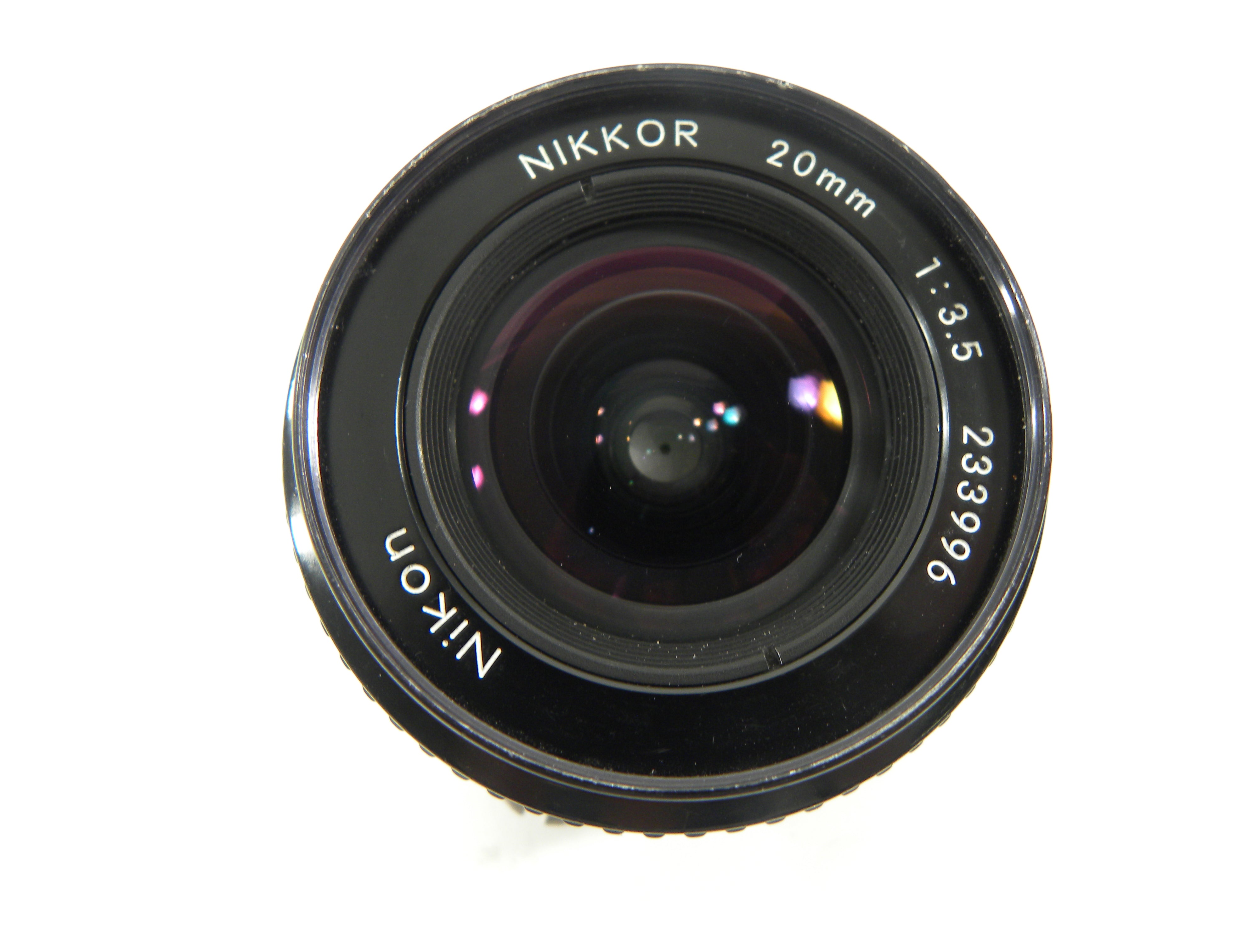 Nikon Nikkor 20mm f3.5 AIS F Mount