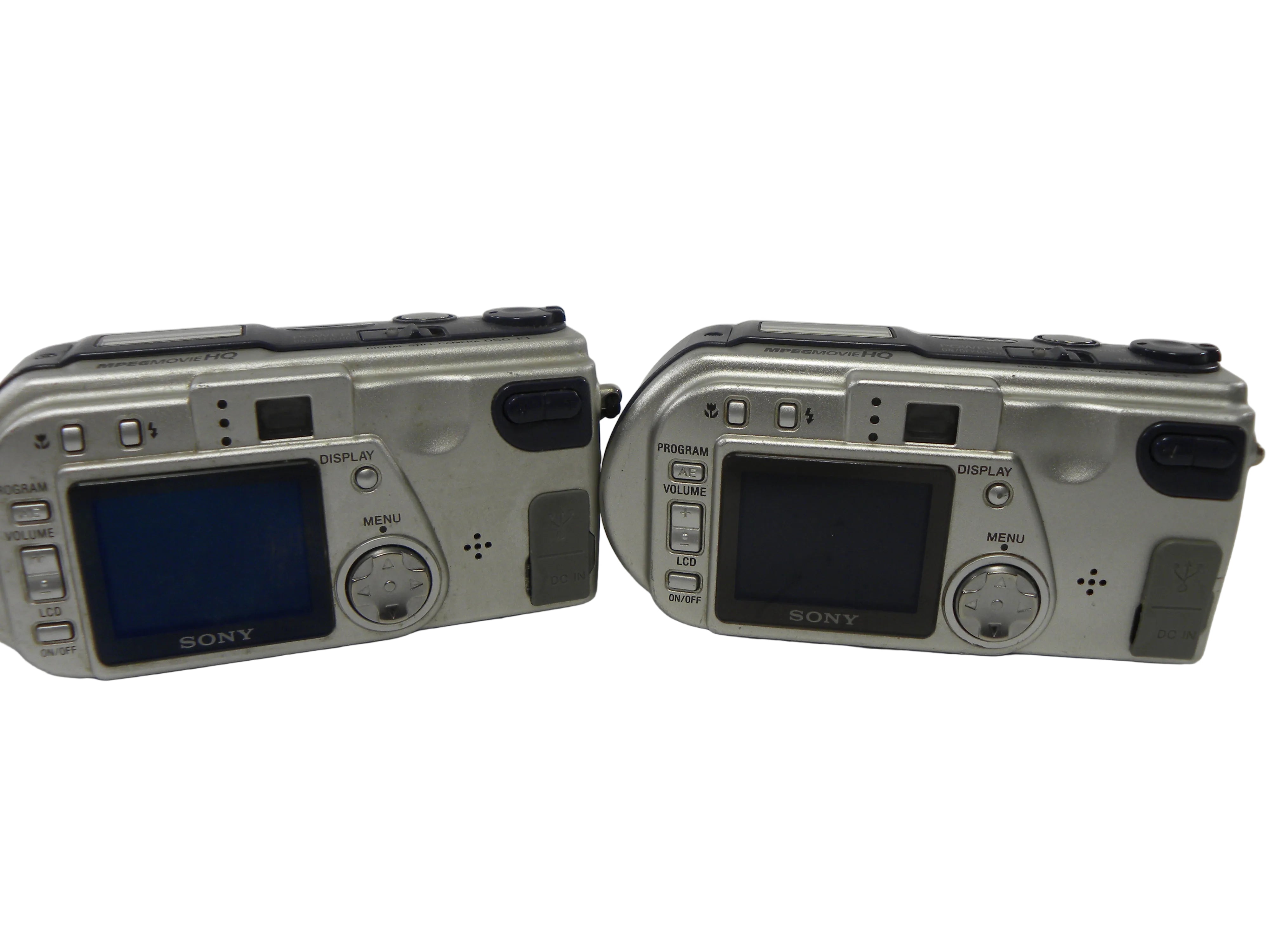 Sony Cyber Shot 3.3mp Digital Camera Lot of 2 AS IS NO Returns!