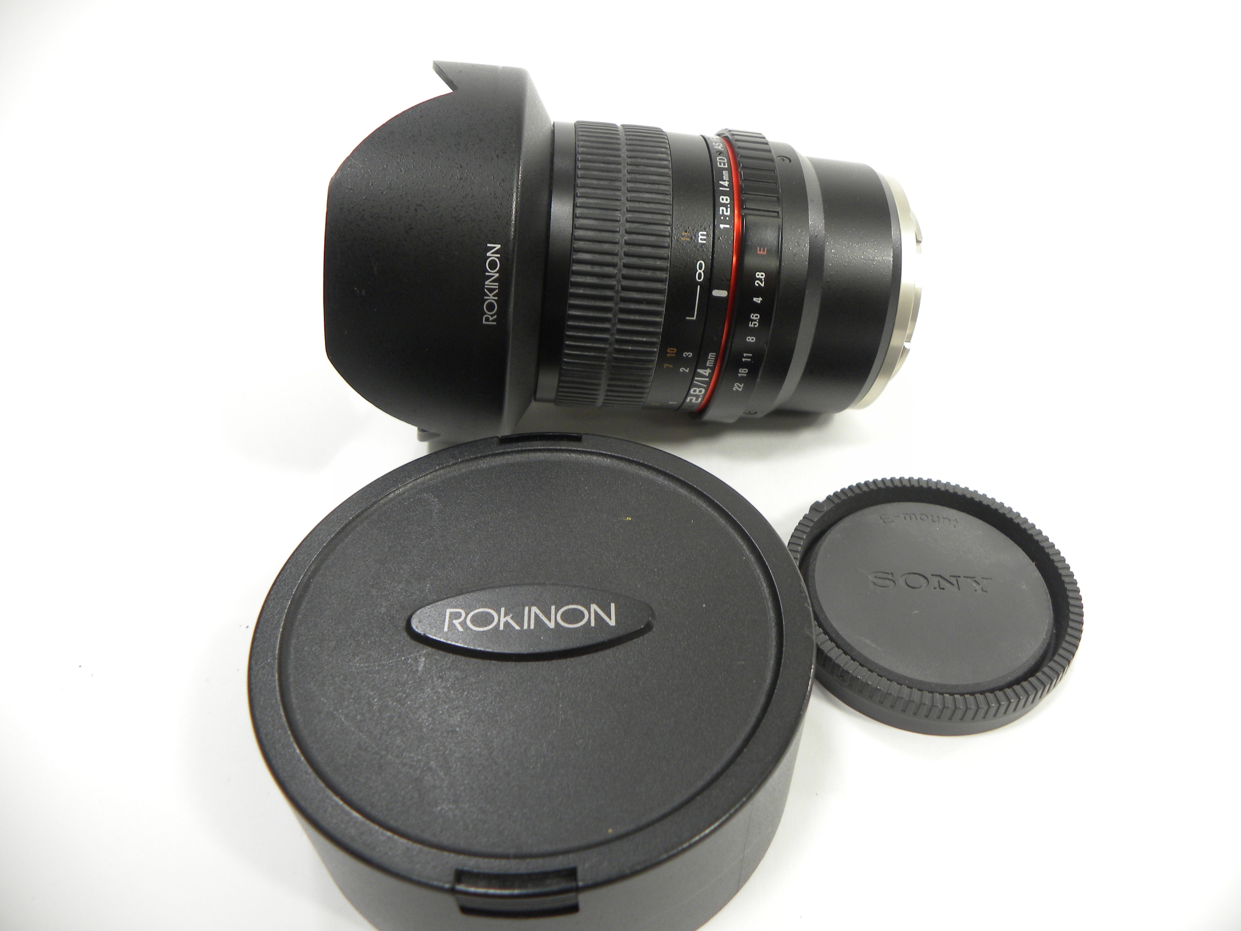 Rokinon ED AS IF UMC 14mm f2.8 Sony E Mount