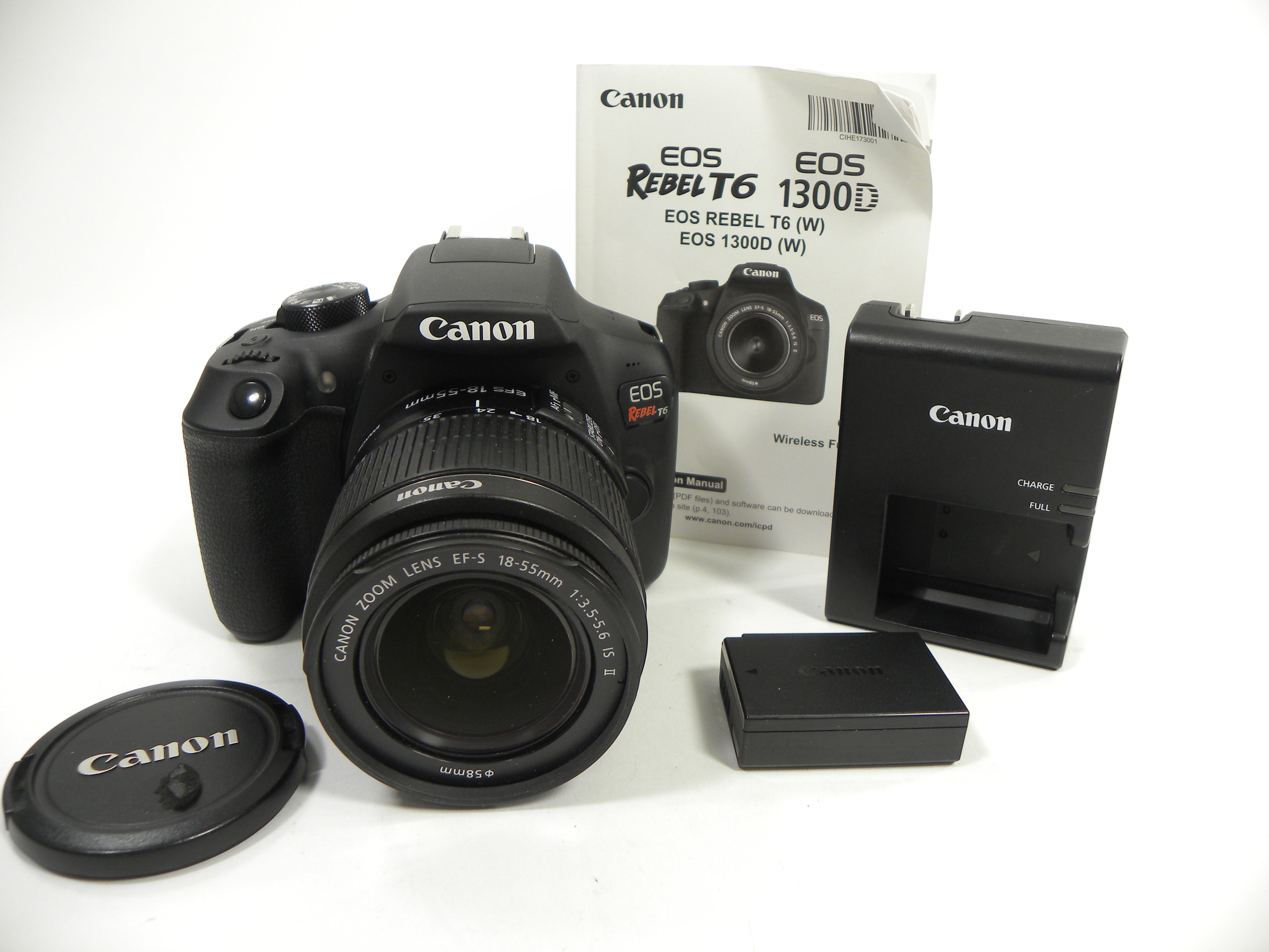 Canon EOS Rebel T6 18.0mp Digital SLR w/EF-S 18-55 IS II