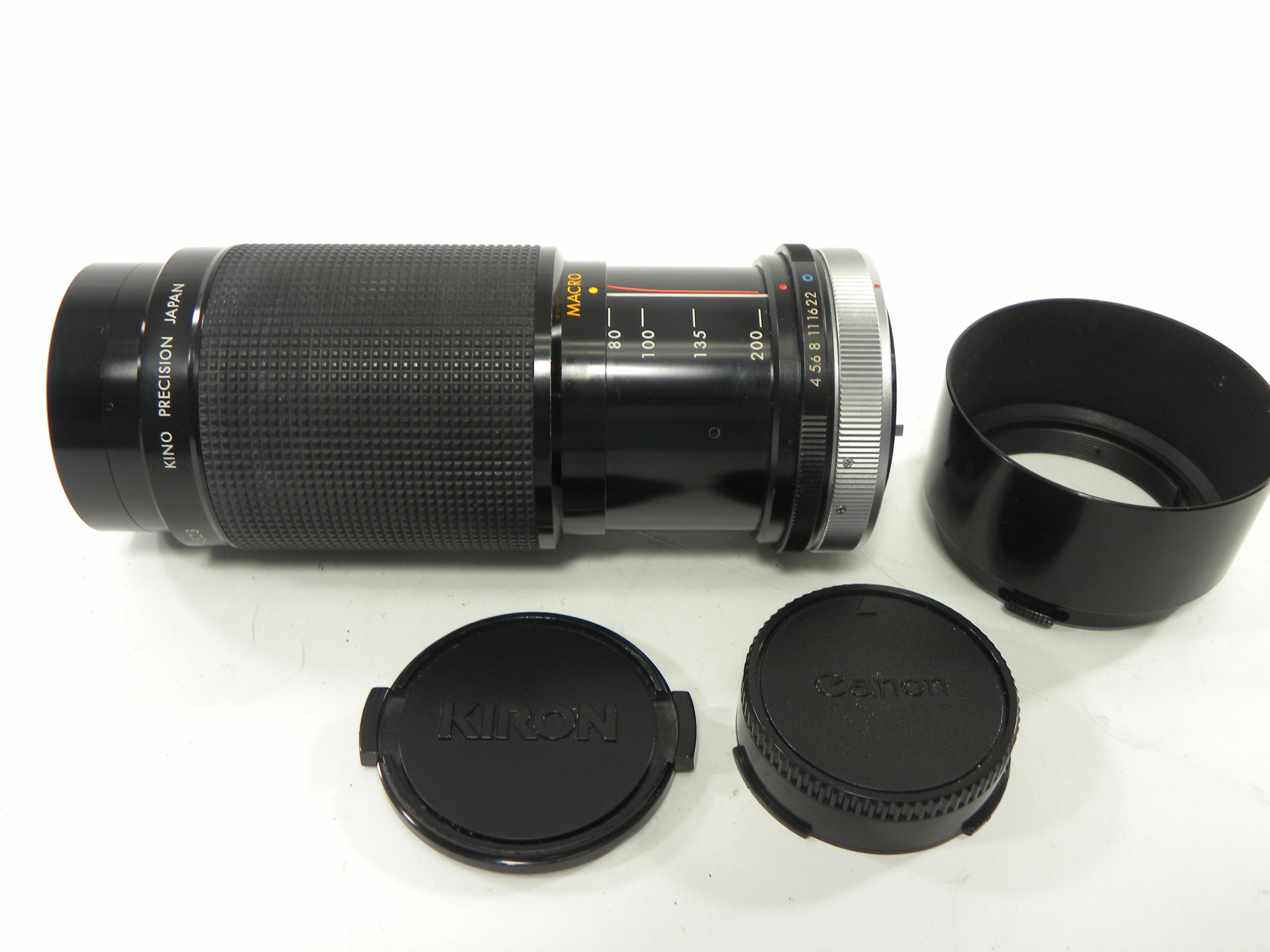 Kiron 80-200mm f4 Macro Canon FD Mount