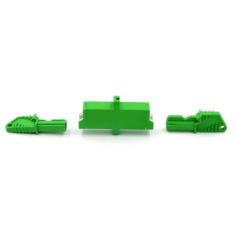 E2000/LSH Simplex Single Mode Plastic Fiber Optic Adapter/Coupler with Flange