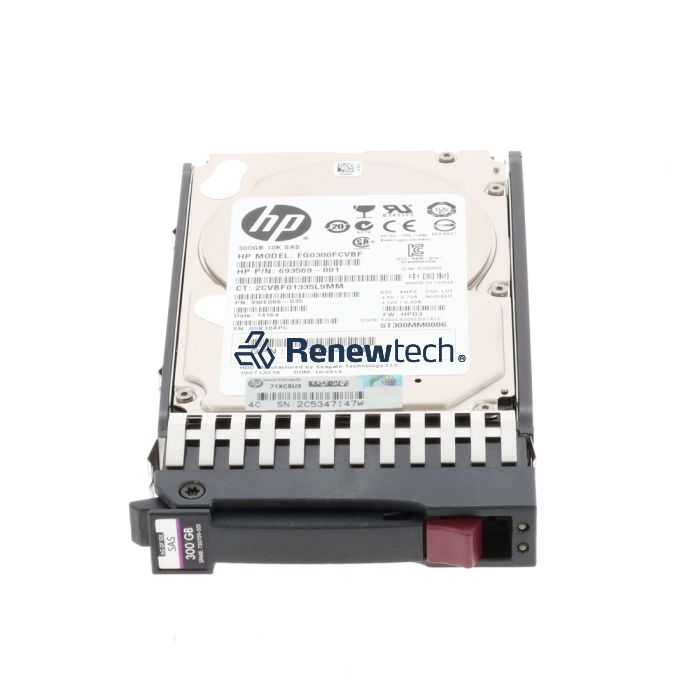 HP EG0300FCSPH-MSA - HP 300GB SAS 6G 10K SFF HDD for MSA Storage