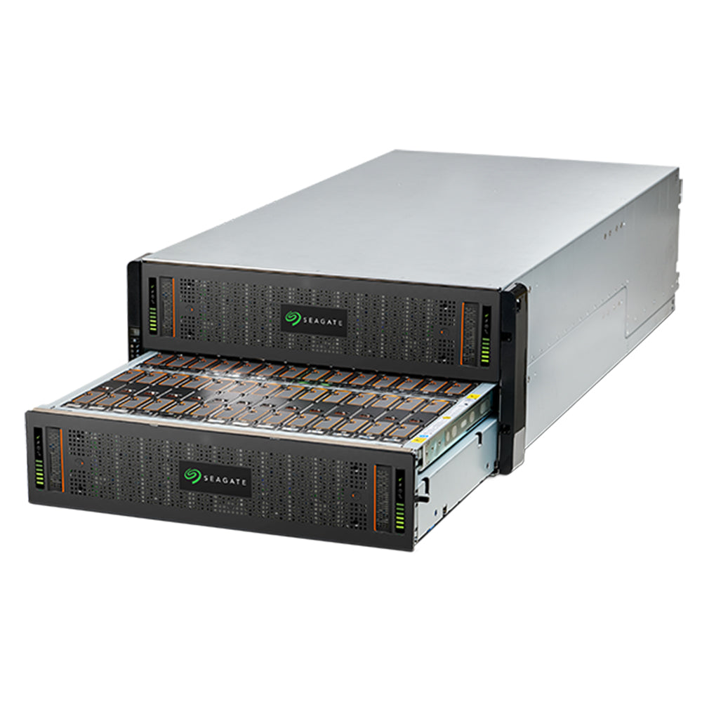 Seagate Exos E 5U84 SAS Disk Shelf | 84-Bay 5U Data Center JBOD Enclosure (Refurbished) with Enterprise SAS Hard Drives