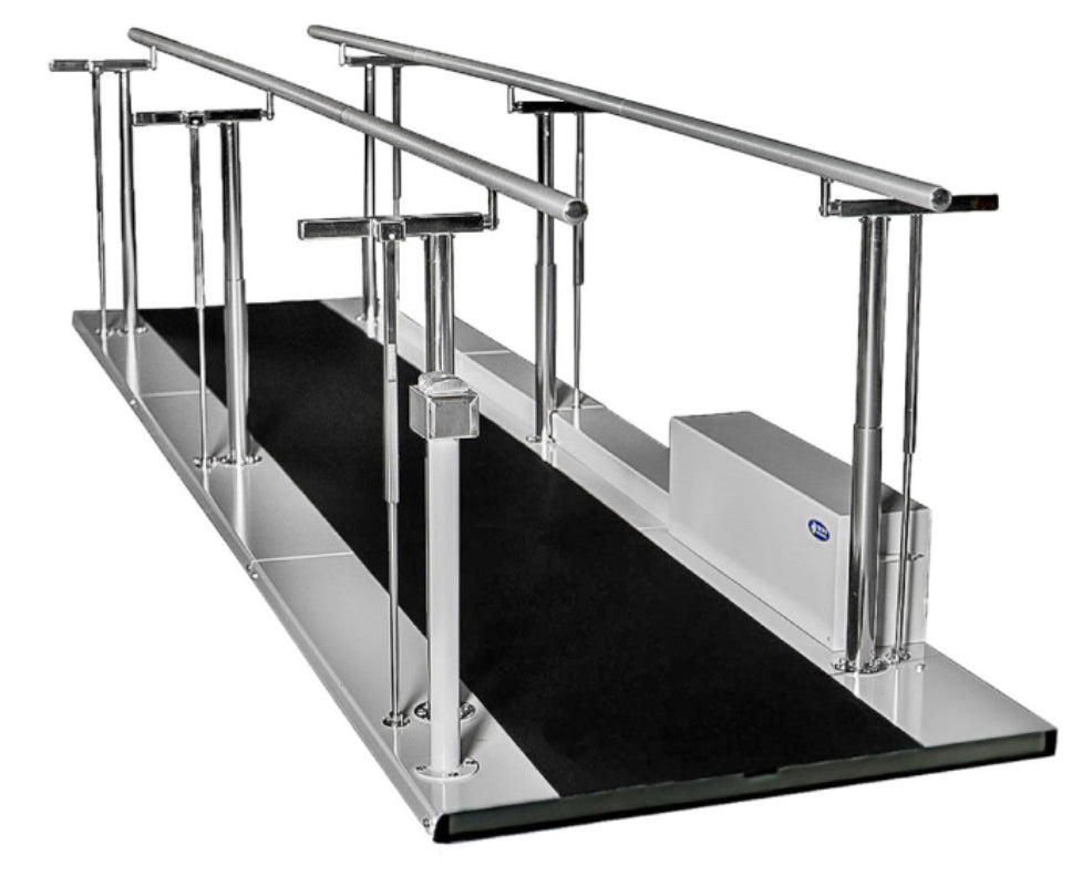 Power Adjustable Parallel Bars. 10' L