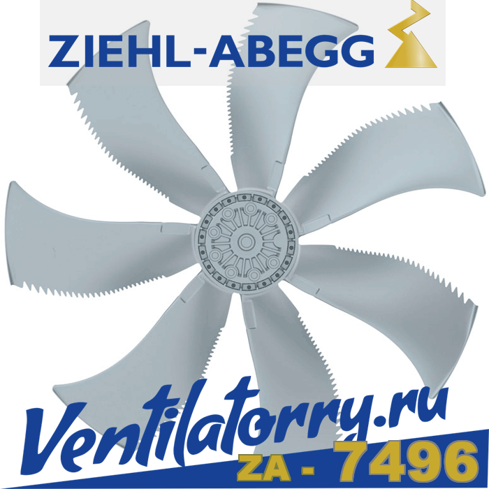 FN091-VDQ.7Q.V5P1 ZIEHL-ABEGG Axial Fan 5.2/3.1 kW 8.8/5.0A 1210/900 rpm