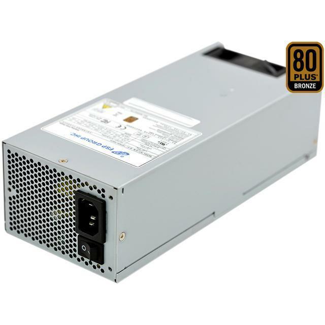 FSP Group 500W ATX Power Supply Single 2U Size 80 PLUS Bronze Certified for Rack Mount Case (FSP500-702UH Fonte
