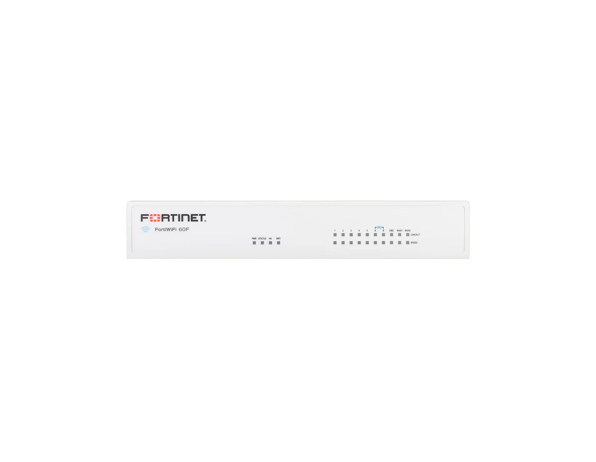 Fortinet FortiWiFi-60F Hardware plus 3 Year 24x7 FortiCare and FortiGuard Unified Threat Protection Firewall (FWF-60F-E-BDL-950-36