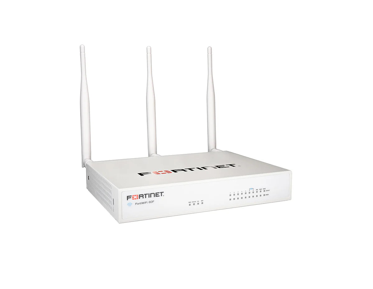 Fortinet FortiWiFi-60F Hardware plus 3 Year 24x7 FortiCare and FortiGuard Unified Threat Protection Firewall (FWF-60F-E-BDL-950-36