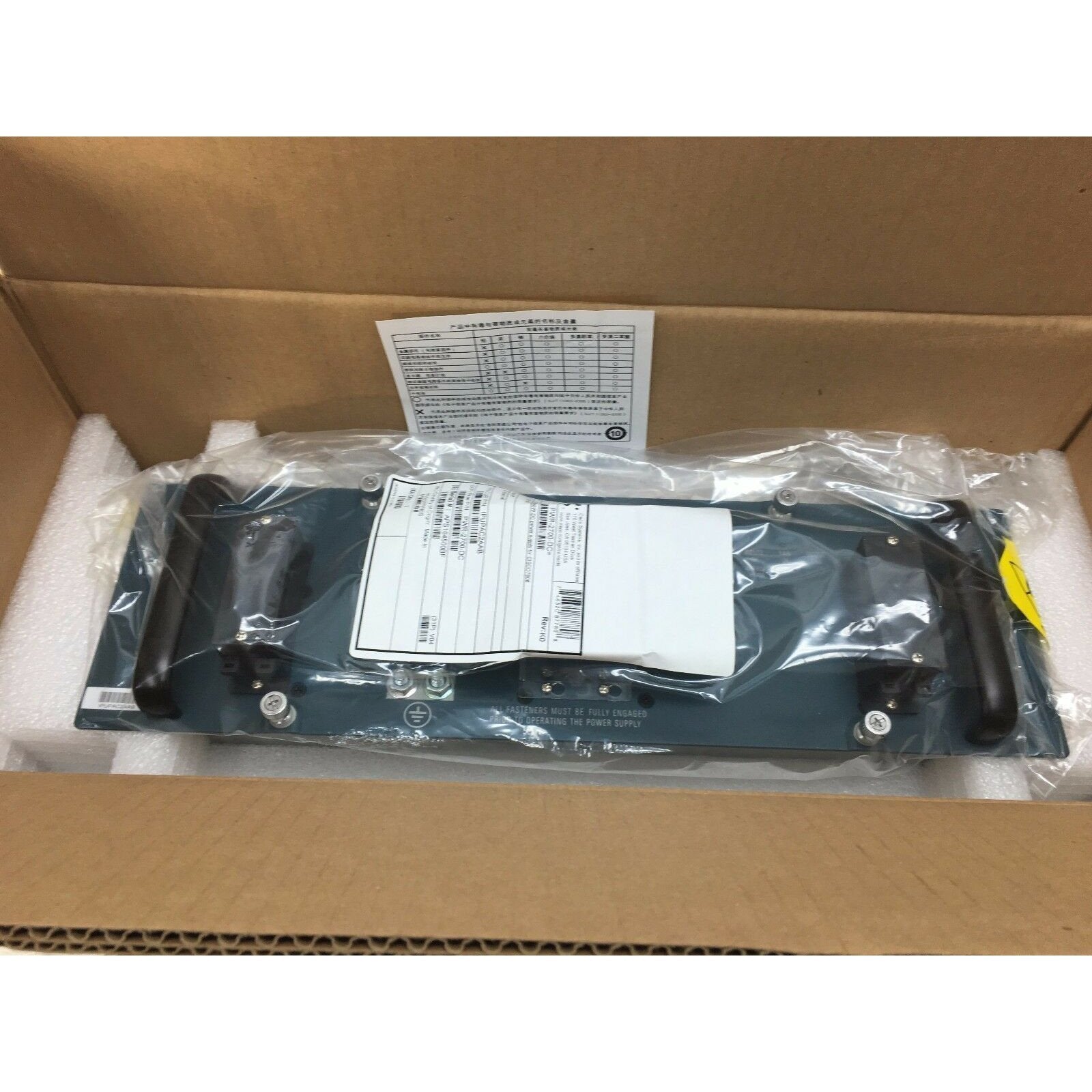 7606 Cisco PWR-2700-DC 2700W POWER SUPPLY for CISCO7606 CISCO7606-S 341-0033 KMJ 746320877808