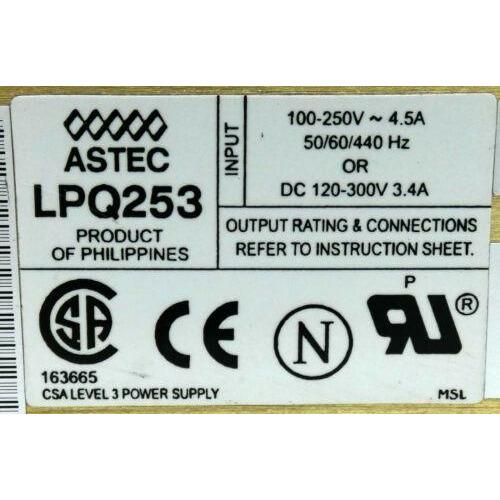 Astec LPQ253CF LPQ-253-CF DC 120-300V 3.4A power supply without fan-Distressed- show original title