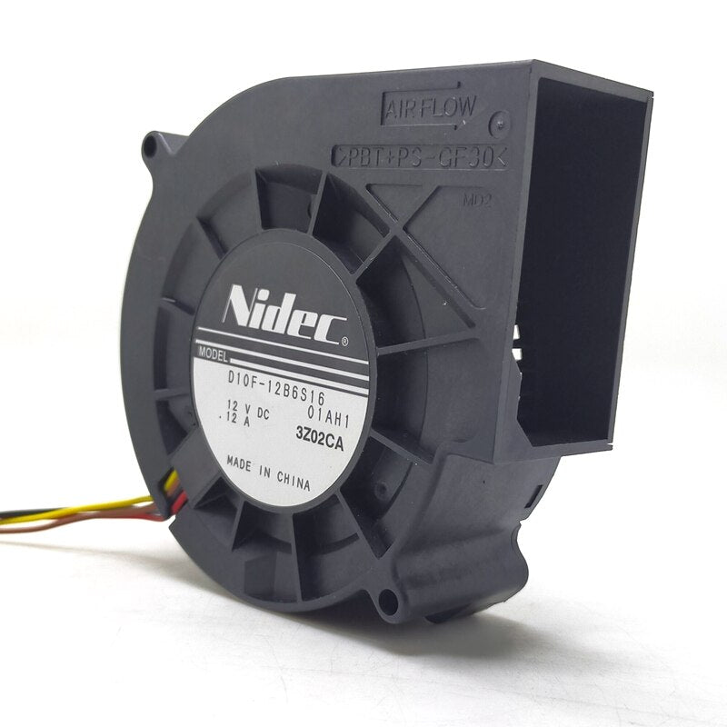 Nidec D10F-12B6S16 97x97x33mm 12V DC 0.12A Centrifugal Blower Fan