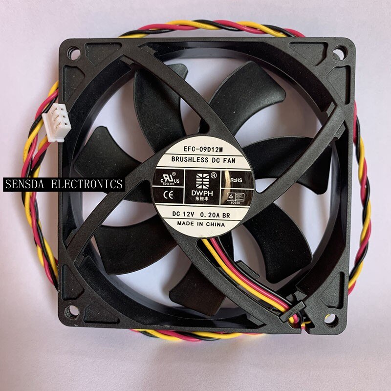 EFC-09D12DM 12V DC 0.20A Axial Cooling Fan