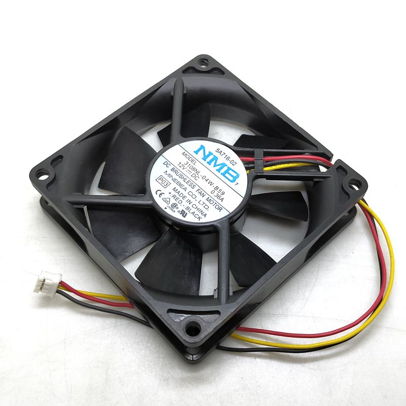 NMB 3108NL-04W-B59 80x80x20mm 12V DC Axial Cooling Fan