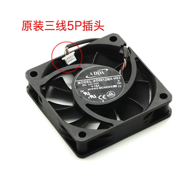 ADDA AD0612MX-H93 60x60x13mm 12V DC 0.18A Axial Cooling Fan