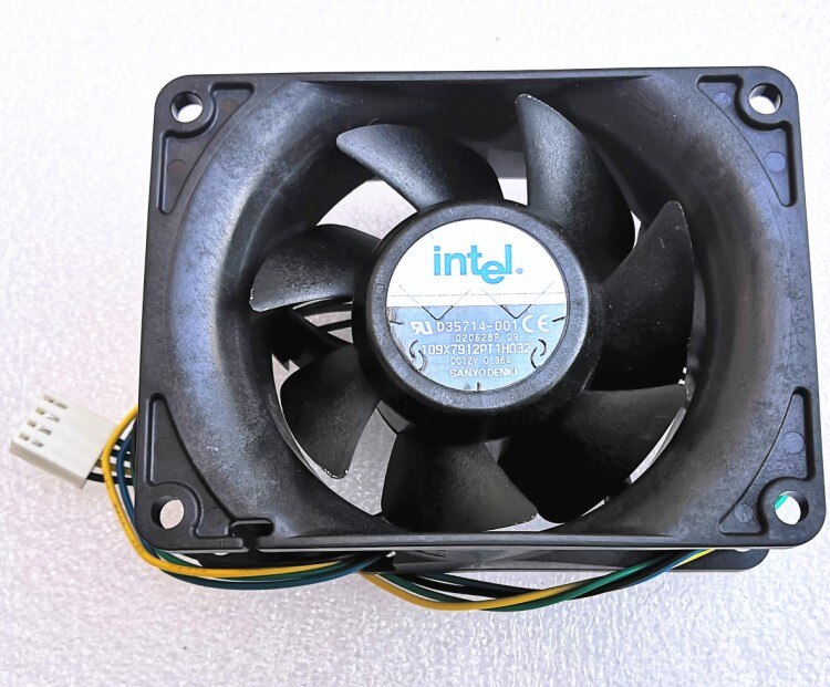 d35714-001 35x35x71mm 12V DC 0.36A 4-Wire Axial Cooling Fan