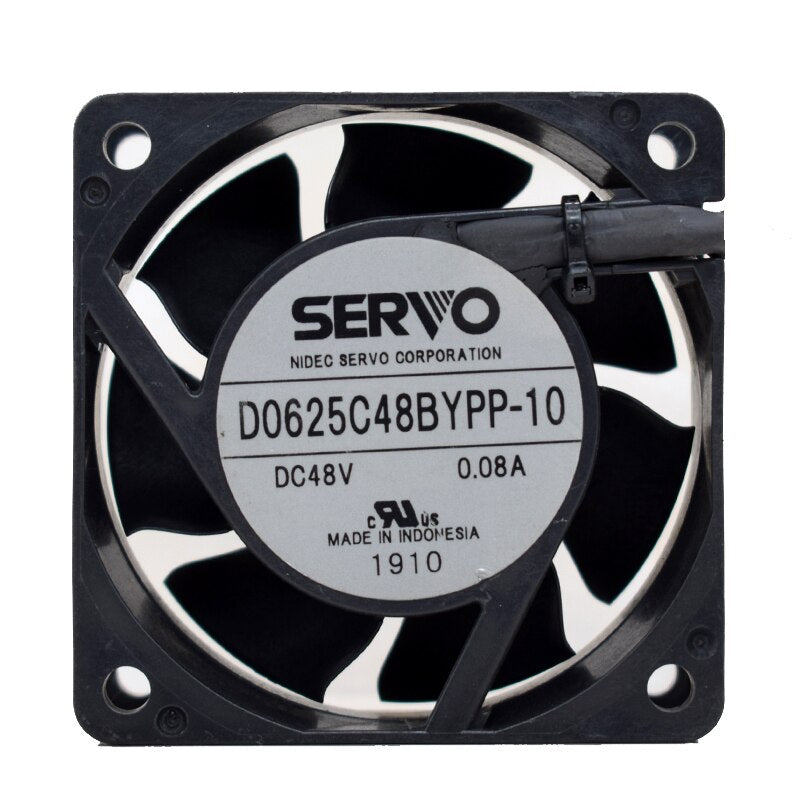 D0625C48BYPP-10 60x60x25mm 48V DC 0.08A Axial Cooling Fan