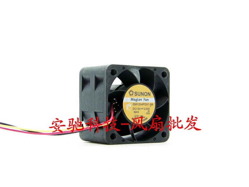 SUNON GM1204PQV1-8A 40x40x28mm 12V DC Axial Cooling Fan