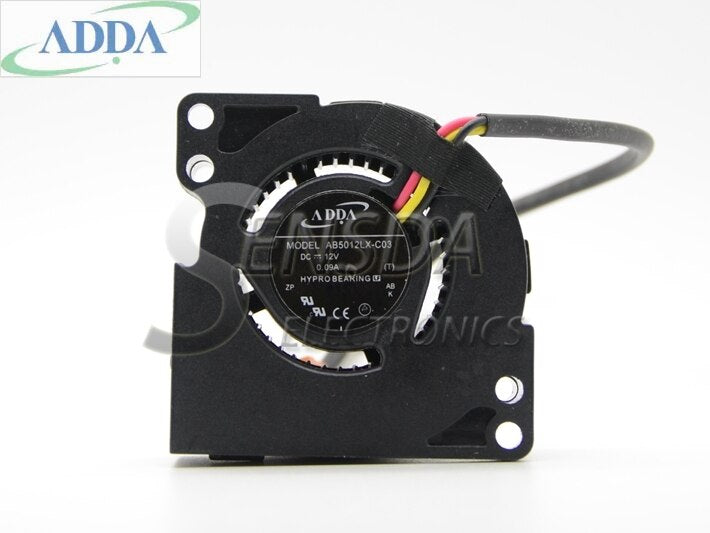 ADDA AB5012LX-C03 50x50x12mm 12V DC 0.09A Axial Cooling Fan