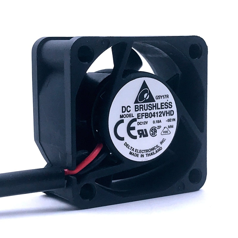 Delta EFB0412VHD 40x40x20mm 12V DC 0.12A DC Axial Fan
