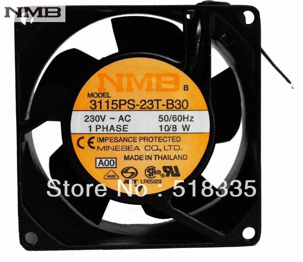 NMB 3115PS-23W-B30 80x80x38mm Axial Cooling Fan