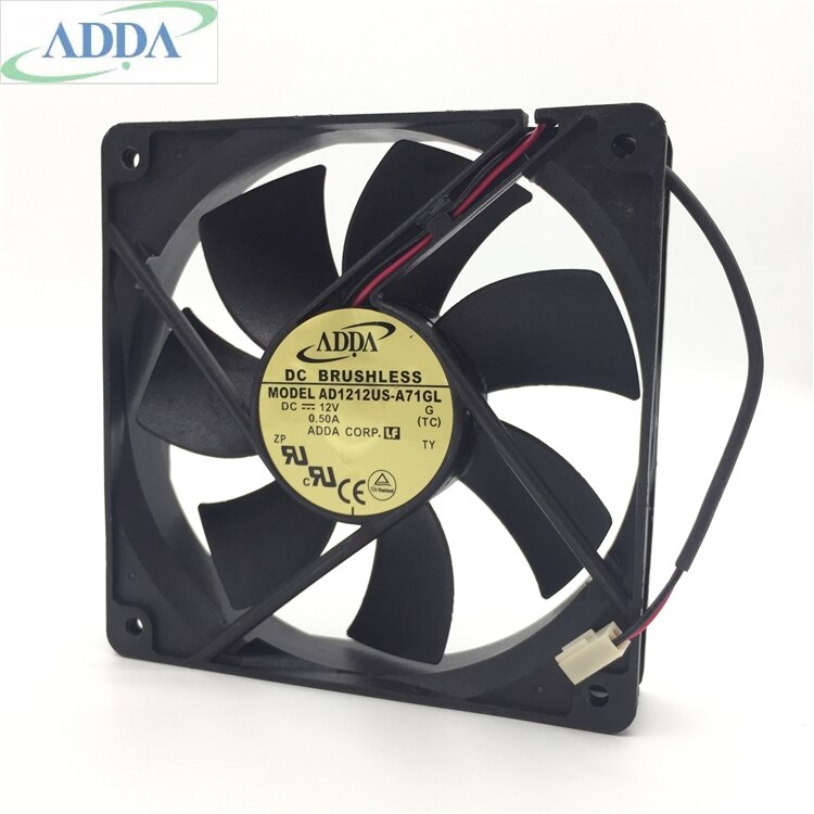 ADDA AD1212US-A71GL 120x120x25mm 12V DC Industrial Cooling Fan