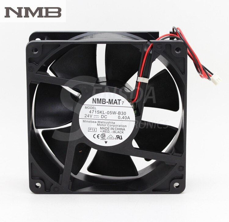 NMB 4715KL-05W-B30 120x120x38mm 24V DC 0.40A Axial Cooling Fan