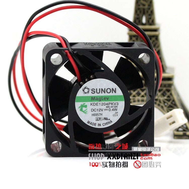 SUNON KDE1204PKV3 40x40x20mm 12V DC Axial Cooling Fan