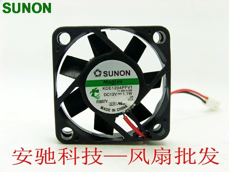 SUNON KDE1204PFV1 40x40x10mm 12V DC Axial Cooling Fan