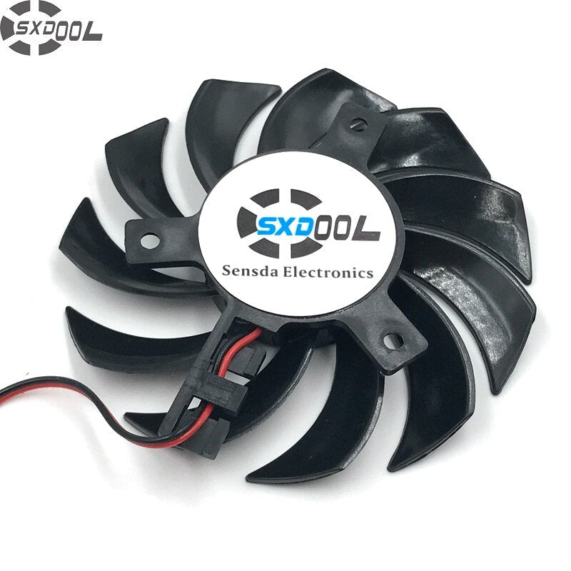 APISTEK GA81S2U 12V DC 75mm Brushless Cooling Fan 0.38A