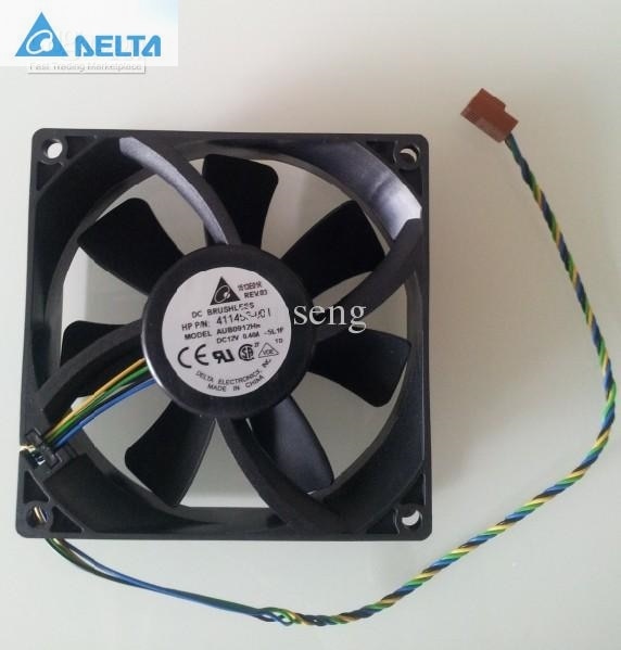 Delta AUB0912HH 92x92x25mm 12V DC 0.40A Axial Cooling Fan