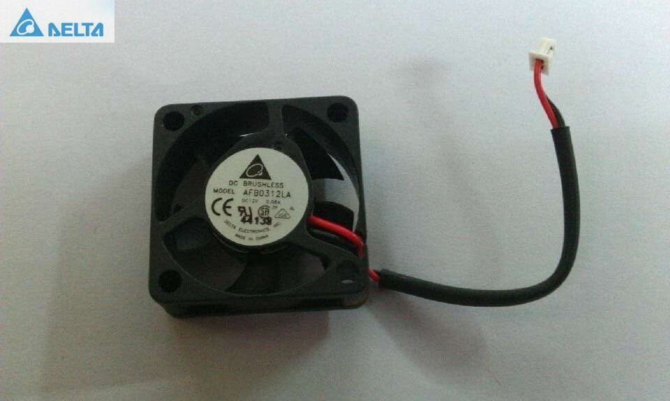 Delta AFB0312LA 30x30x10mm 12V DC 0.08A Axial Cooling Fan