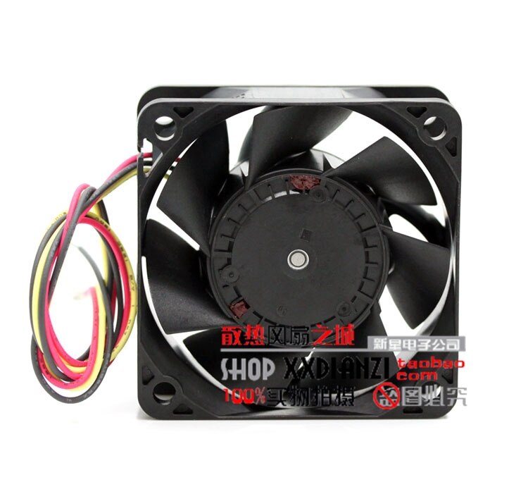 Nidec H60T12BS2A7-53 60x60x25mm 12V DC 2A Axial Cooling Fan