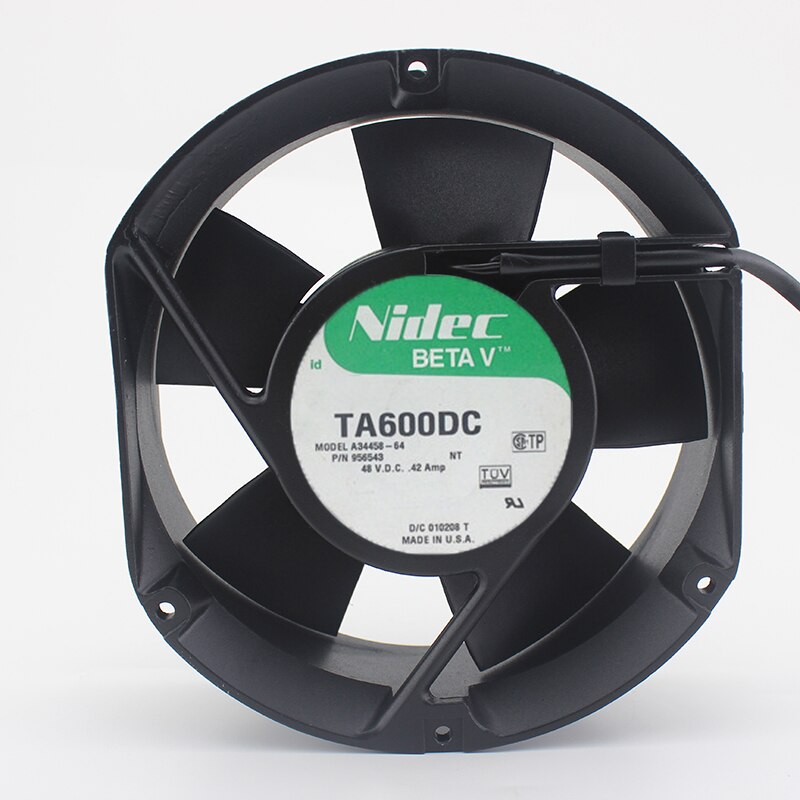 Nidec TA600DC 34x34x45mm 48V DC 0.42A Axial Cooling Fan