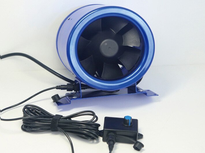 SXDOOL 6 inch 150mm Mixed Flow Inline Duct Fan 115/230V AC 510CMH 300CFM 4200RPM with Speed Control