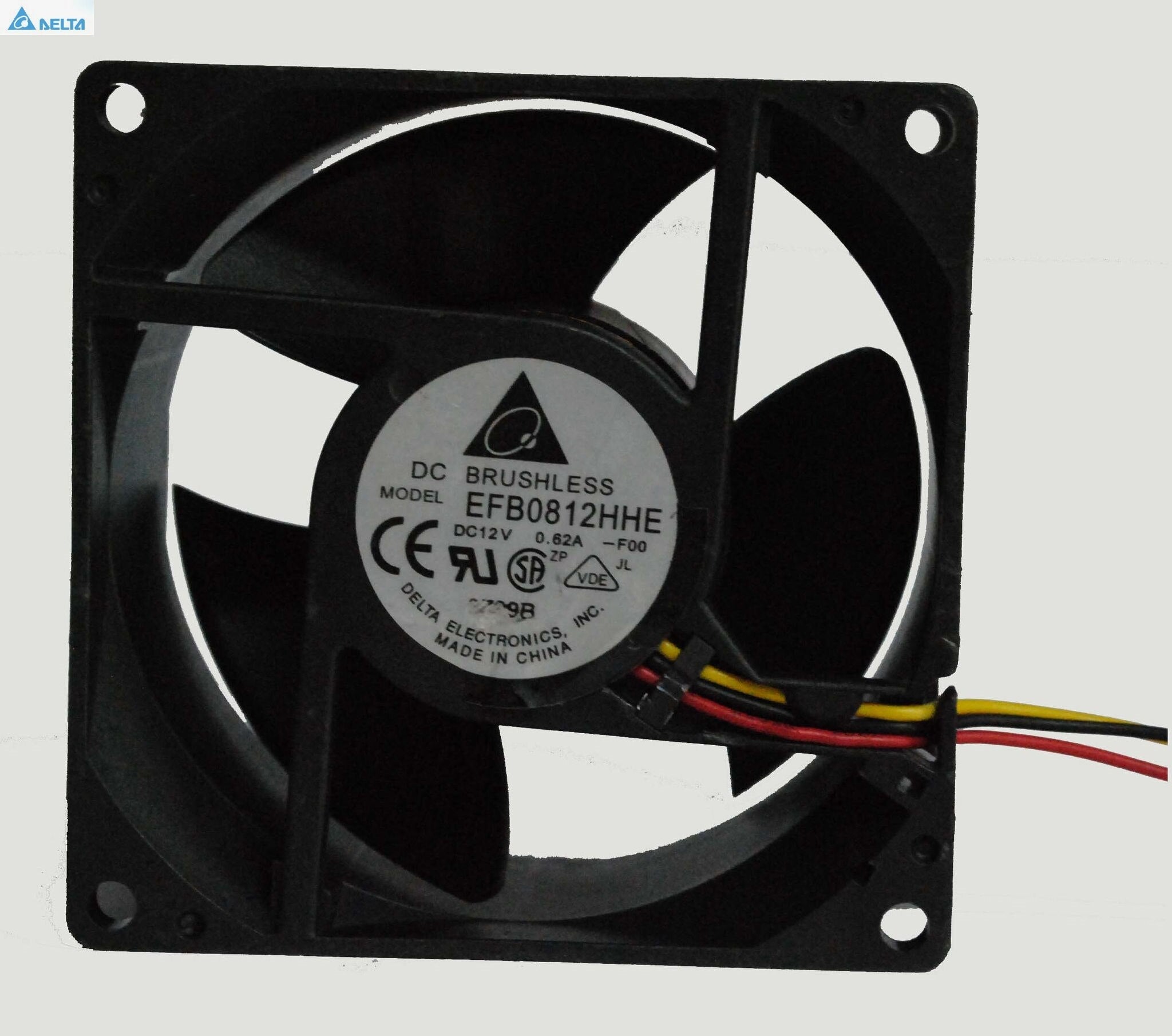 Delta EFB0812HHE 80x80x38mm 12V DC 0.62A Axial Cooling Fan