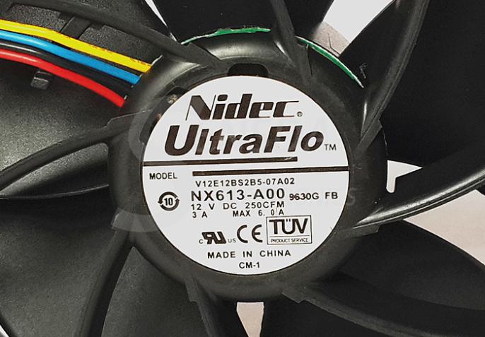 Nidec V12E12BS2B5-07A02 120x120x38mm 12V DC 07A 4-Wire Axial Cooling Fan