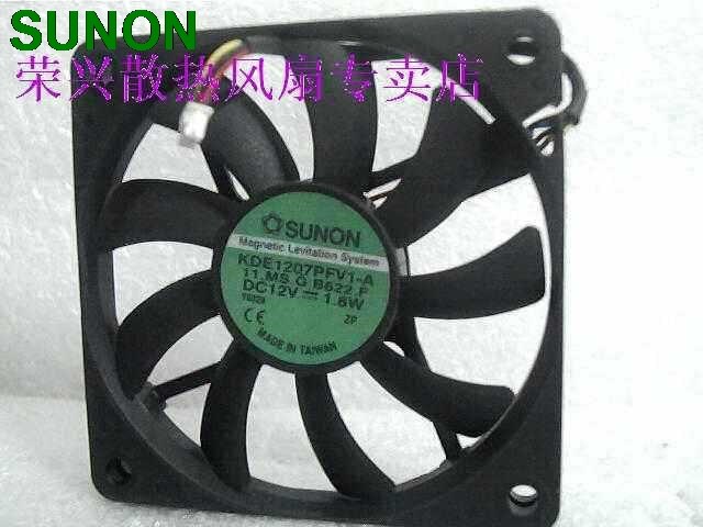 SUNON KDE1207PFV1-A 70x70x15mm 12V DC Axial Cooling Fan