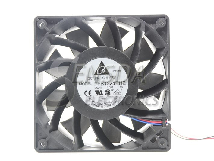 Delta FFB1224EHE-F00 120x120x38mm 24V DC 1.5A Axial Cooling Fan