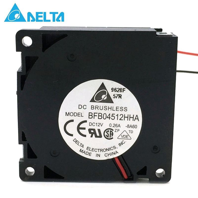 Delta BFB04512HHA 45x45x10mm 12V DC 0.26A Axial Cooling Fan
