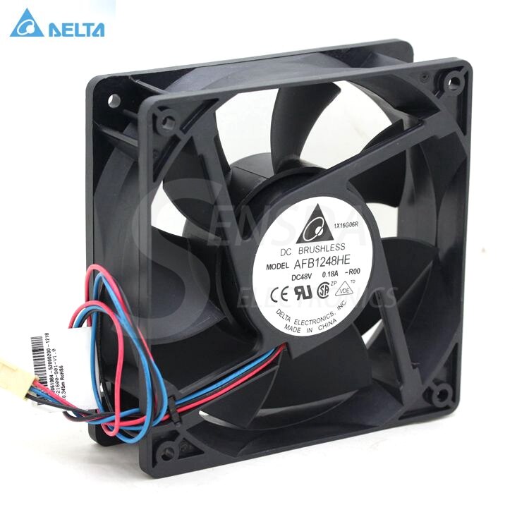 Delta AFB1248HE 120x120x38mm 48V DC 0.18A Axial Cooling Fan