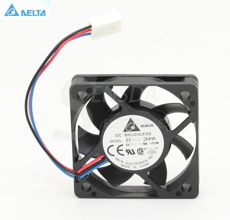 Delta EFB0512HHA 50x50x10mm 12V DC 0.20A Axial Cooling Fan