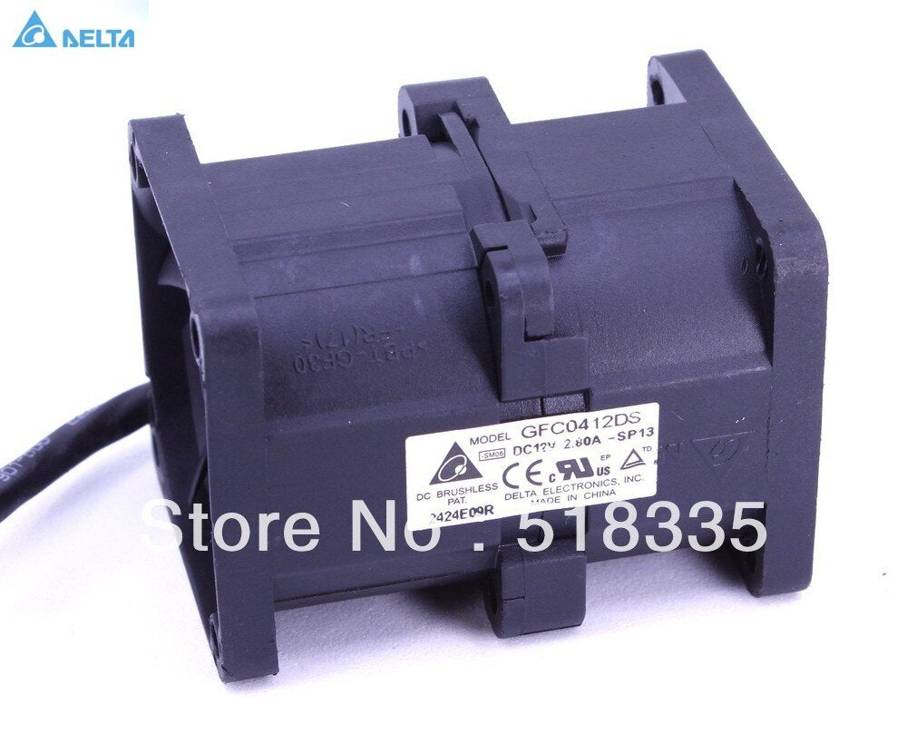 Delta GFC0412DC 40x40x56mm 12V DC 2.80A Axial Cooling Fan