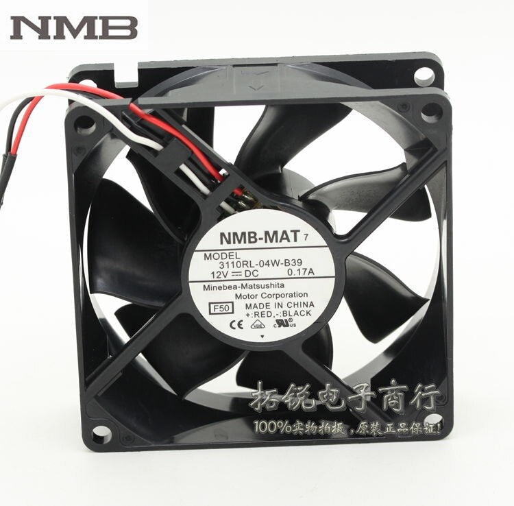NMB 3110RL-04W-B39 12V DC 0.17A Axial Cooling Fan