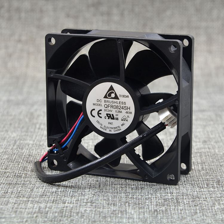 Delta QFR0824SH 80x80x25mm 24V DC 0.26A Axial Cooling Fan