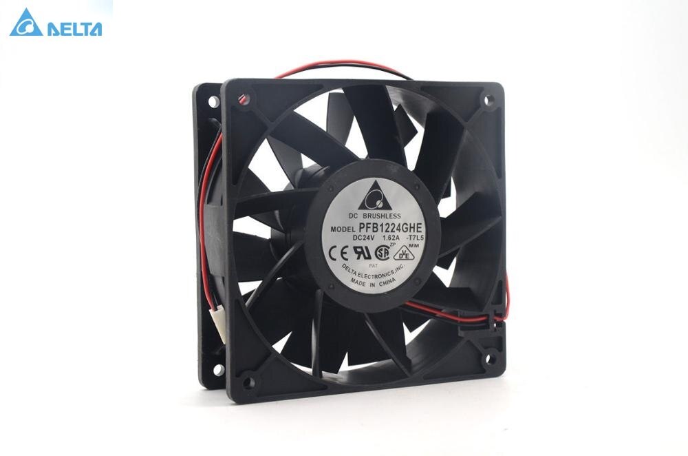 Delta PFB1224GHE 120x120x38mm 24V DC 1.62A Axial Cooling Fan