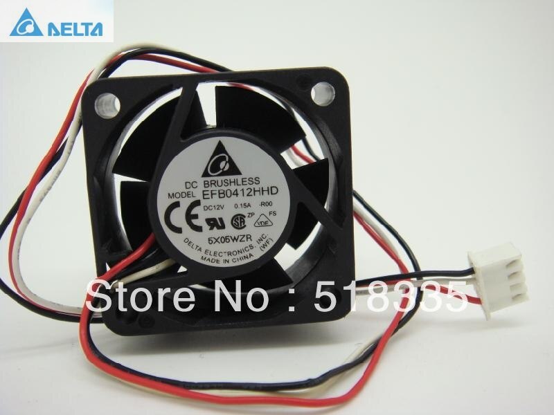 Delta EFB0412HHD 40x40x20mm 12V DC 0.10A DC Axial Fan