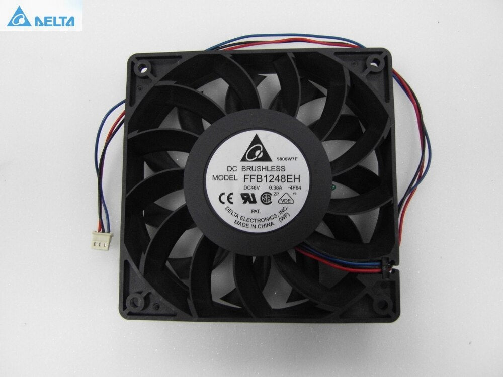 Delta FFB1248EH 120x120x38mm 48V DC 3-Wire Axial Cooling Fan