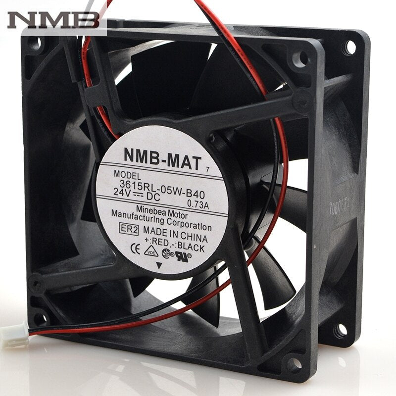NMB 3615RL-05W-B40 92x92x38mm 24V DC 0.73A Axial Cooling Fan