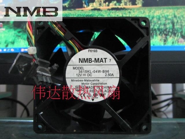NMB 3615KL-04W-B96 92x92x38mm 12V DC 2.5A Axial Cooling Fan